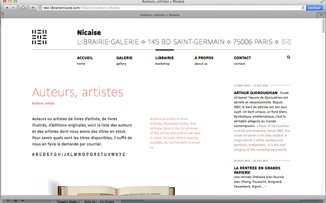 Nouveau site!