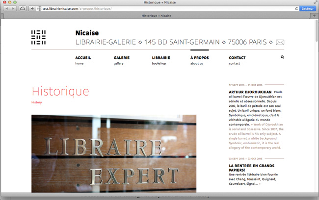Nouveau site!