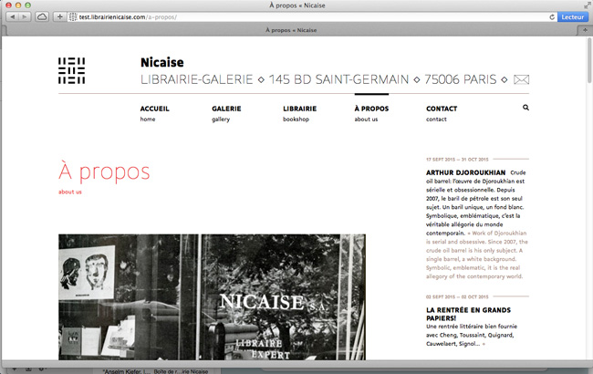 Nouveau site!